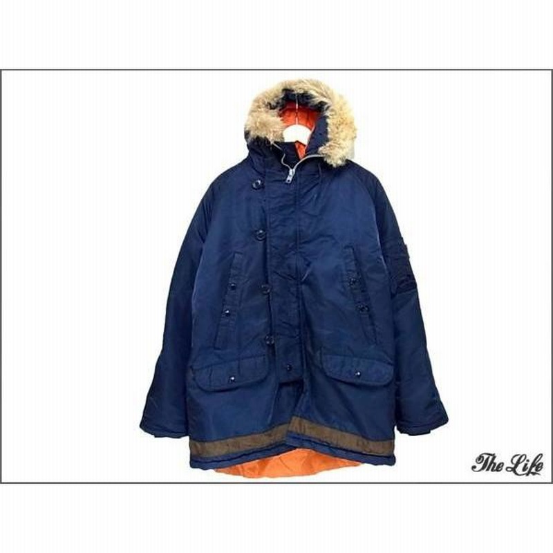 中古 USA製STUSSYステューシーN-3B/ミリタリージャケットL 通販 LINE