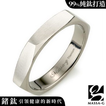 MASSA-G DECO系列 純鈦系列【美好年代】鈦金男戒