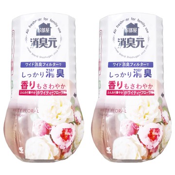 KOBAYASHI 小林製藥 寢室&客廳用 液體擴香瓶 400ml 柔和白花  2瓶