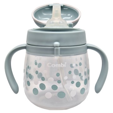 Combi 康貝 LakuMug 樂可杯第一 + 二階段禮盒組 240ml 學習水杯 夜光把手  蘇打泡泡  1盒