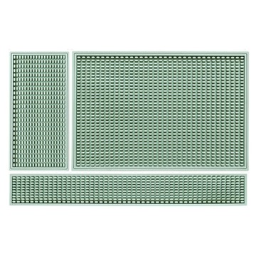 餐桌用品 【晴安居】加厚耐熱穩固防滑瀝水隔熱墊 柔軟好清潔立體藥丸桌墊 8*60cm-2入