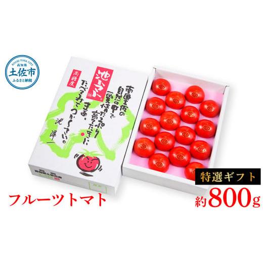 ふるさと納税 高知県 土佐市 フルーツトマト特選ギフト約800g 先行予約 トマト フルーツトマト 池トマト 糖度10度以上 高糖度 高知県産 ギフト 箱入り 贈答用 …