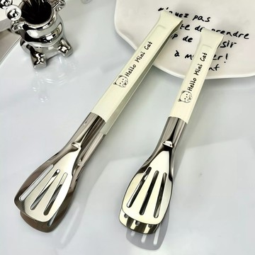 瓦尚旺厨房夹不锈钢零食夹子懒人零食夹食品夹牛排面包夹厨房夹子