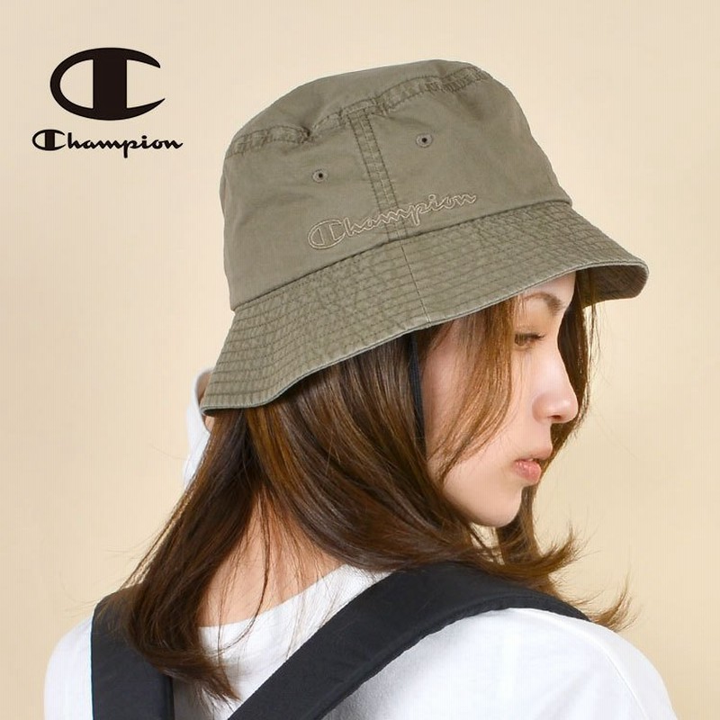 バケットハット Champion 帽子 レディース チャンピオン サファリハット アウトドアハット 187-0091 熱中症対策 日差し対策  折り畳みOK メンズ 鞄 通販 LINEポイント最大0.5%GET | LINEショッピング