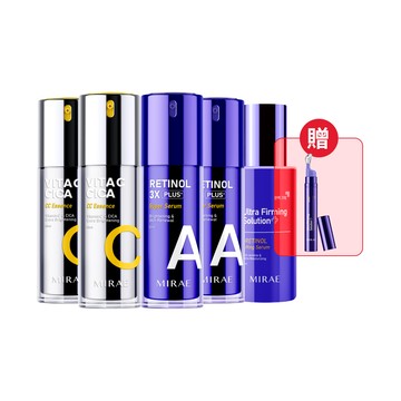 【未來美】★TOP霸榜節★ 早C晚A超值囤貨5件組  加贈A醇眼霜16mL
