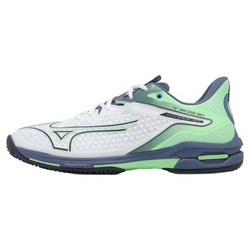 Mizuno 美津濃 WANE EXCEED TOUR 6 AC 網球鞋 61GA247037  26cm  白色 + 綠色