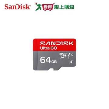 SANDISK Ultra GO MicroSD UHS-I 64GB 記憶卡【愛買】