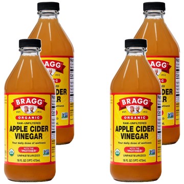 BRAGG 有機蘋果醋  473ml  4瓶