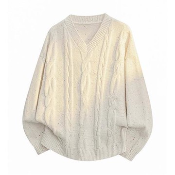 【巴黎精品】現貨+預購 美式復古針織衫針織上衣長袖毛衣秋冬保暖寬鬆大碼休閒男裝-麻花條紋套頭3色a1ma44