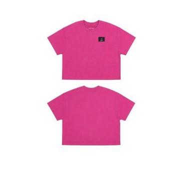 W Nike Jordan AS J SS Essential Boxy 運動短袖上衣 桃紅色 CZ4140-674
