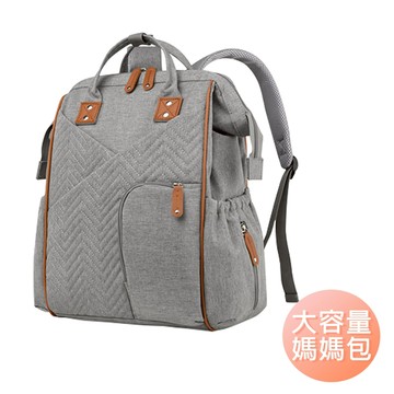 LAND 大容量媽媽包 雙肩後背包 可掛推車媽媽背包-雪倫小舖
