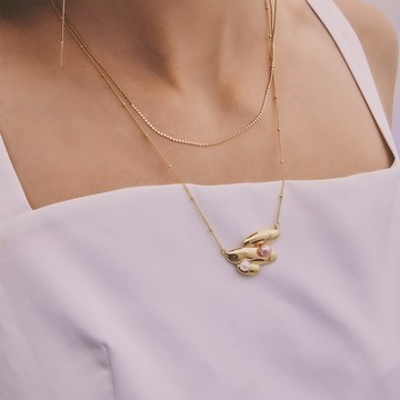 SLOW ROVER｜多重宇宙 平行時空珍珠項鍊 - 厚鍍18K金 - 50~60cm