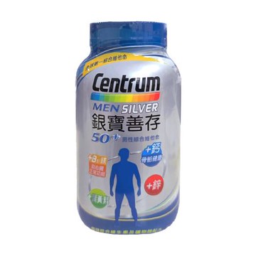 銀寶善存50+ 男性綜合維他命（290錠/盒）