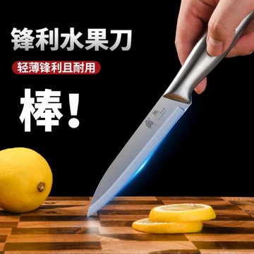 不銹鋼水果刀高檔家用瓜果刀超鋒利宿舍用蘋果削皮器削切水果刀具