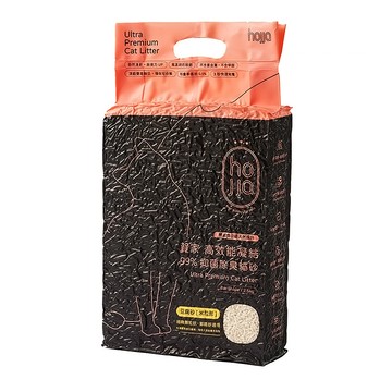 hojja 賀家 高效能凝結99%抑菌除臭豆腐貓砂 米粒形  2.5kg  1包  無香