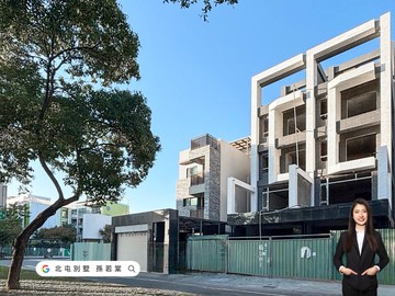若棠獨家｜北屯正20米綠園道朝南全新臨路電梯別墅｜台中市北屯區太和六街