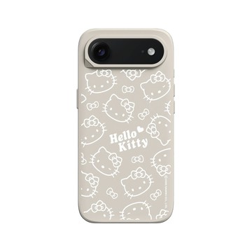 iPhone Air SolidX 貝殼灰 - 三麗鷗-Hello Kitty - 簡約系列-線條拼貼