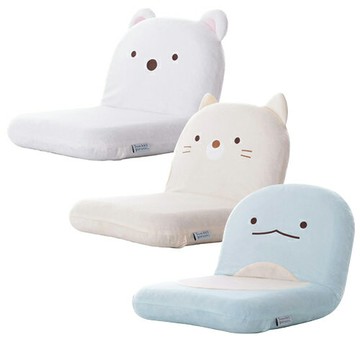 日本代購 CELLUTANE 日本製 角落生物 造型 座椅子 沙發椅 和室椅 懶人椅 恐龍 貓咪 白熊 角落小夥伴