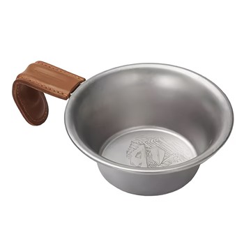 Naturehike 挪客 森逸真皮把手304不鏽鋼碗 300ml  銀色  1個