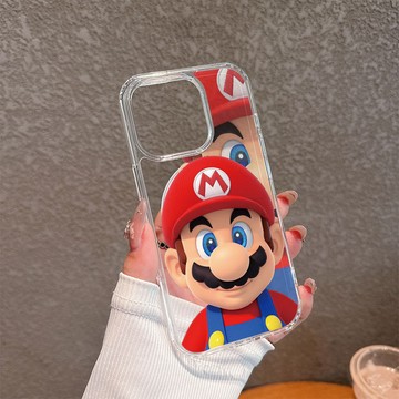 馬裏奧 iphone 16 適用於iPhone11 12 13 14 15 16 ProMax 蘋果 磁吸 防摔 手機殼
