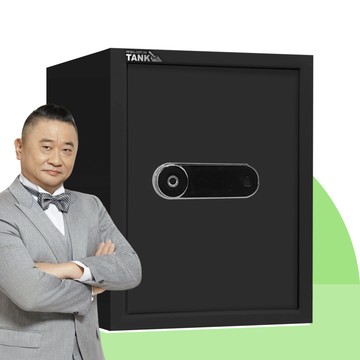 發億金庫 智慧型保險箱 Kb-4F（黑）(指紋 密碼 緊急開啟鑰匙)