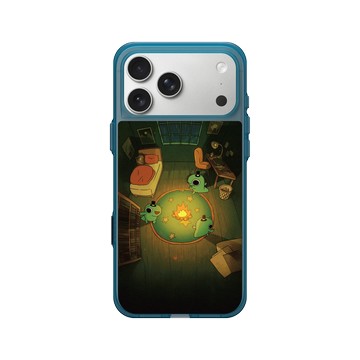 iPhone 17 Pro Max Clear (相機按鈕) 夜幕藍 - 怪奇事物所 Incrediville - 降靈儀式