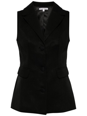 Reformation - Billie tailored gillet - women - Polyester/TENCEL™ Lyocell (LENZING) - M - Black