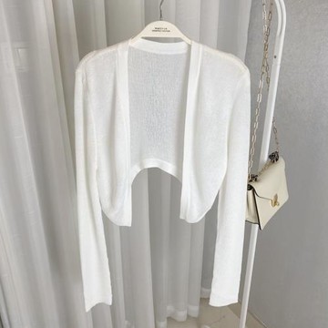 夏季薄款小披肩配吊帶裙子罩衫女冰絲坎肩針織開衫防曬空調衫外套