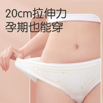 【臺灣出貨 免運】【安可新】一次性純棉內褲孕產婦產後坐月子無菌免洗獨立裝旅行內褲女