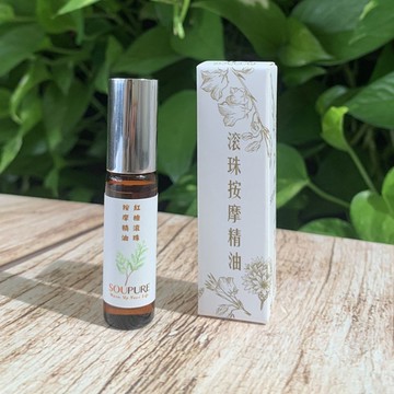 溯璞家品  雙11優惠組 台灣紅檜 天然滾珠按摩精油 5mlX3