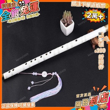 西成製造🚀笛子竹笛專業表演笛學生成人初學者笛子白色男女古風笛顧昀竹韻笛