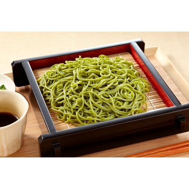 テーブルマーク)麺始め　冷凍茶そば(宇治抹茶使用)割子100g×10個入