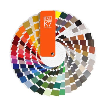 德國 RAL 勞爾 經典系列 K7色卡 Classic Color K7 (4碼216色單頁五色) 工業建築設計塗料通用 /本