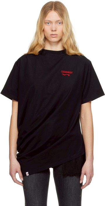 Charles Jeffrey LOVERBOY 黑色 Topsy Turvy T 恤