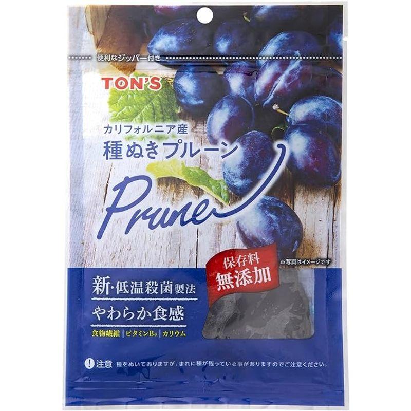 東洋ナッツ食品 カリフォルニア産 種抜きプルーン 180g×5袋