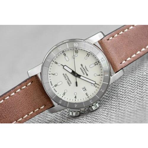 GLYCINE Airman ワールドタイマー 自動巻き ウォッチ ブラック新品