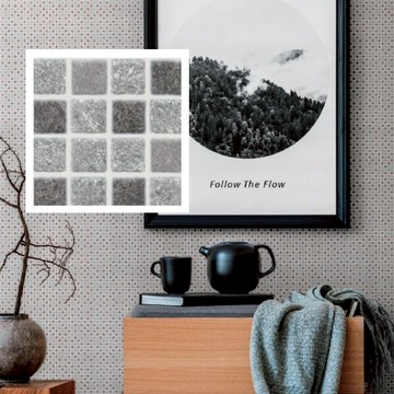 B141 111 79 80 2色 日本壁紙仿建材逼真馬賽克瓷磚紋文青感咖啡店 台灣樂天市場 Line購物