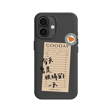 iPhone 16 SolidX 黑 - 好日曆 GOODAY (星期安有限公司) - 好日子筆記(黑字款)