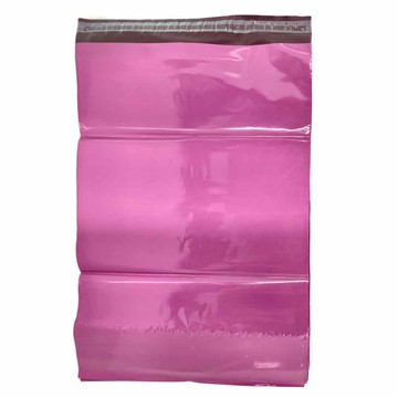 理享家 加厚快遞包裝自黏破壞寄件袋 XL 52x38cm 100個  葡萄紫  1捲