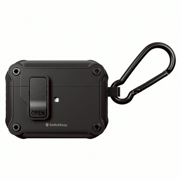 SwitchEasy 魚骨牌 Rugged Shield 耳機保護殼 Airpods Pro 1&2  黑色  1個  單一商品