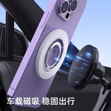 磁吸指環支架懶人桌面超薄便捷小巧鋅合金手機指環扣支架 d7252