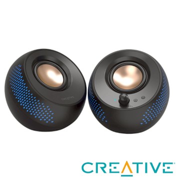 Creative Pebble X 藍芽 5.3  USB-C 桌上型喇叭(黑)
