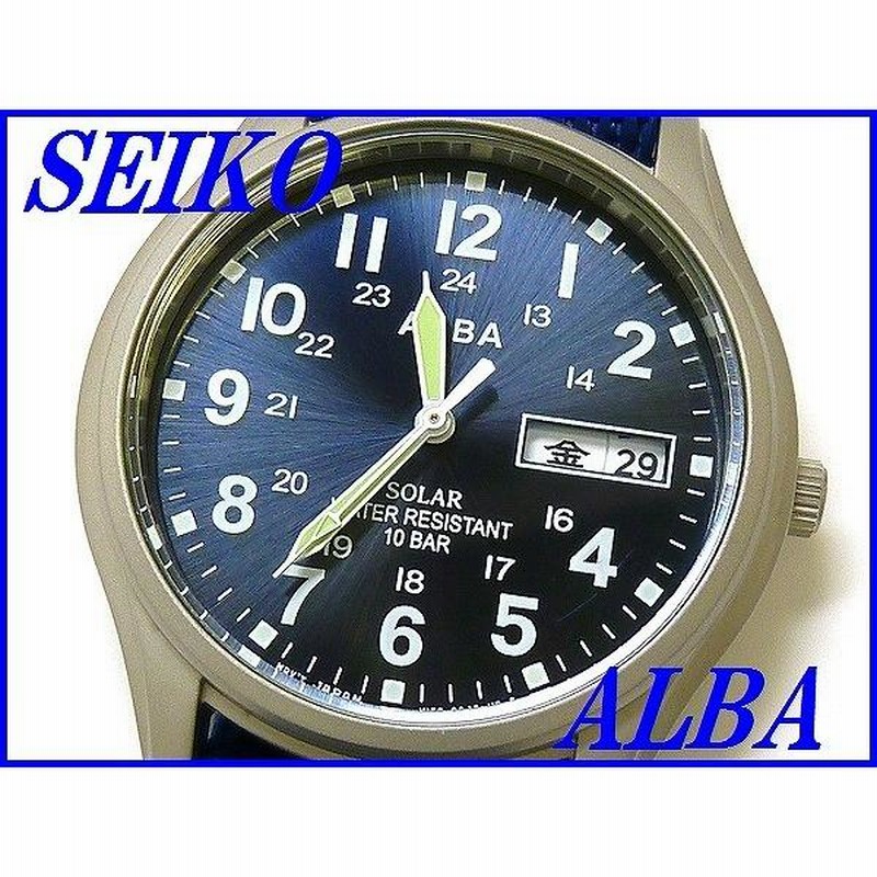 ☆新品正規品☆『SEIKO ALBA』セイコー アルバ ソーラー 腕時計 メンズ AEFD556 | LINEショッピング