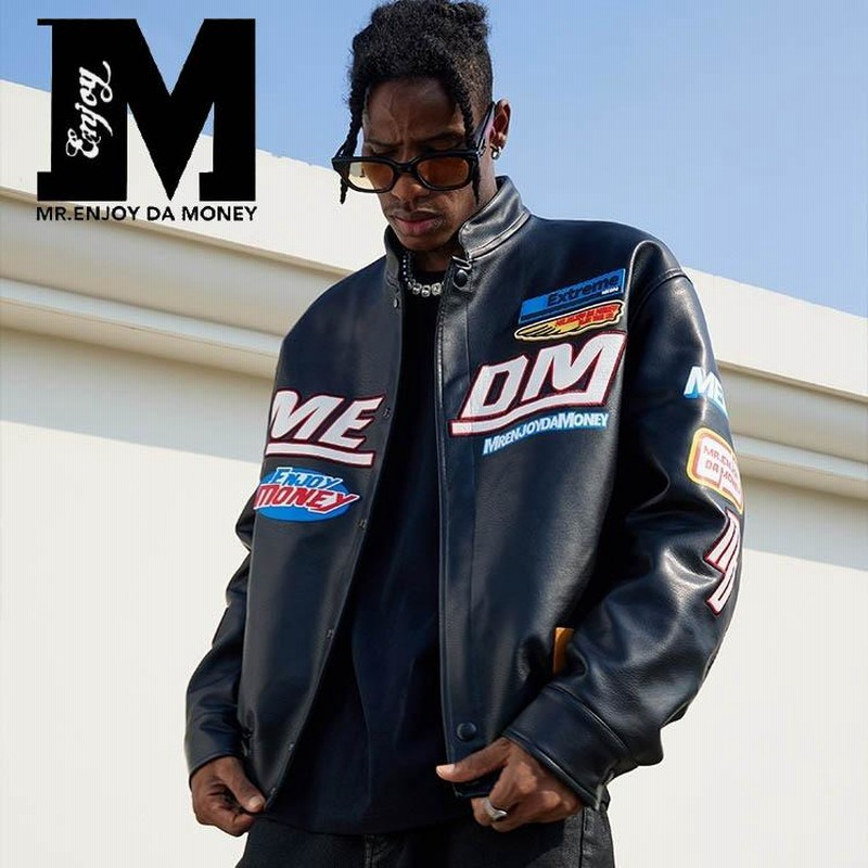 medm  MEDM leather jacket スタジャン