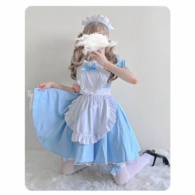 ハロウィン仮装メイド服 3点セット ロリータ ゴスロリ メイド ワンピース コスプレ衣装レディース コスチューム フルセット コス可愛いエプロン全店二点送料無料 通販 Lineポイント最大get Lineショッピング