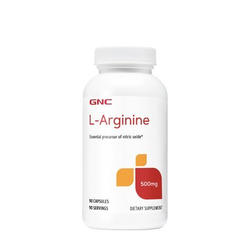 GNC 左旋精胺酸500膠囊食品(90粒/瓶) 促進新陳代謝 增強體力 精神旺盛