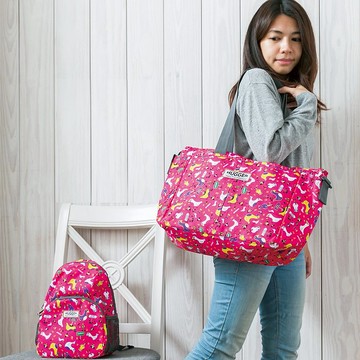 HUGGER 歡樂鳥 媽媽包/可與兒童包親子搭配 童趣繽紛塗鴉