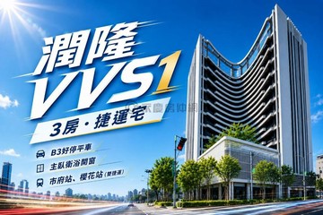 潤隆VVS1｜文心櫻花捷運站面特斯拉三房平車新光｜台中市西屯區青海路二段