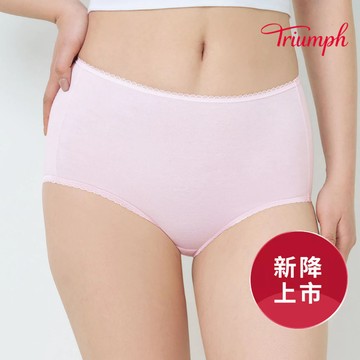 黛安芬-智能恆溫系列 高腰三角內褲 M-EQ 淡紫薰｜74-6814 5F