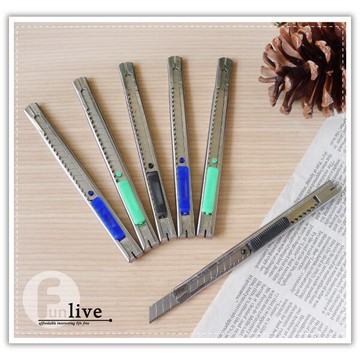 不鏽鋼美工刀 手工藝品刀 DIY勞作裁紙刀 金屬小刀 裁紙刀片 辦公文具 贈品禮品